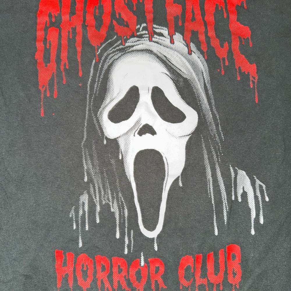Scream: Ghostface Graphic Tee: Horror Shirt: Adult Medium: Slasher Movie - Picture 2 of 3